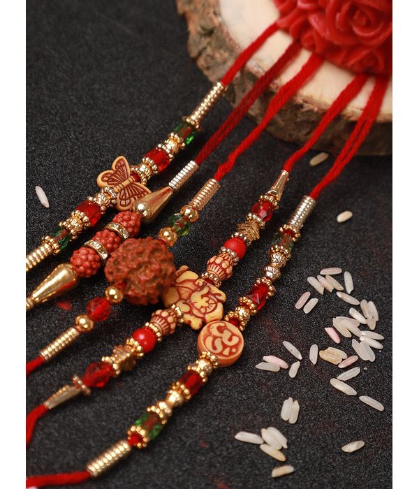 YouBella Rakhi Combo for Brother (Multi-Colour) (YBRK_68)